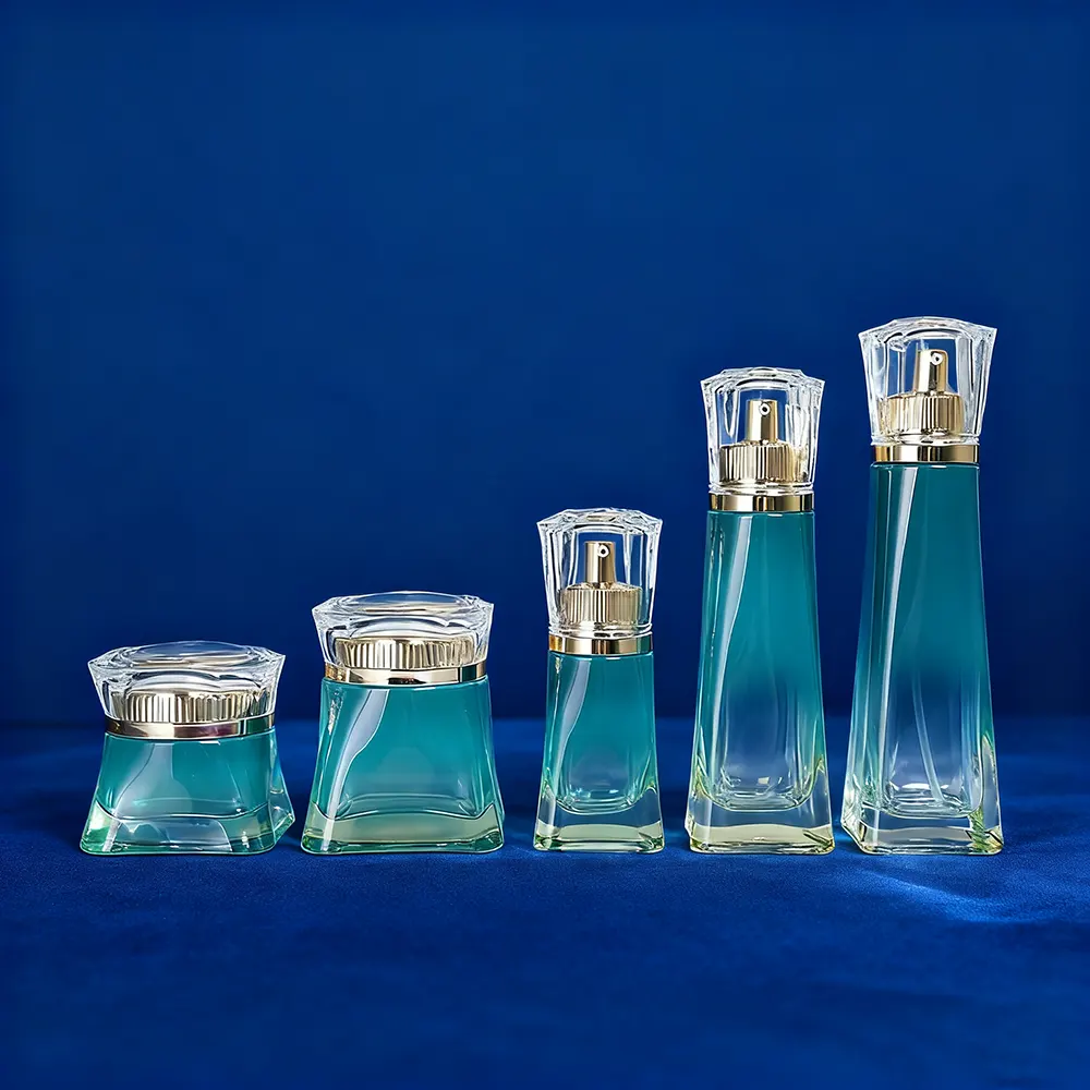 glass skincare bottles