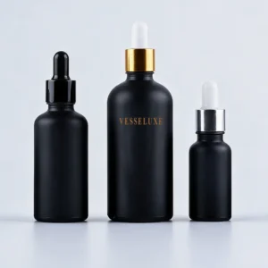 black tincture bottles