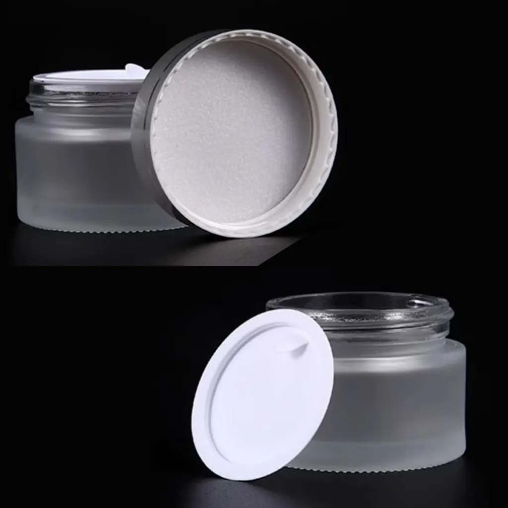 VESSELUXE cosmetic glass jars bulk