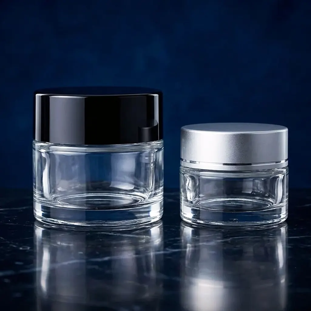 glass cream jars wholesale cosmetic pots